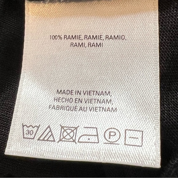 Anthropologie Deletta Pleated Boxy Top Shirt Black Small Swing Style boxy - Picture 12 of 14